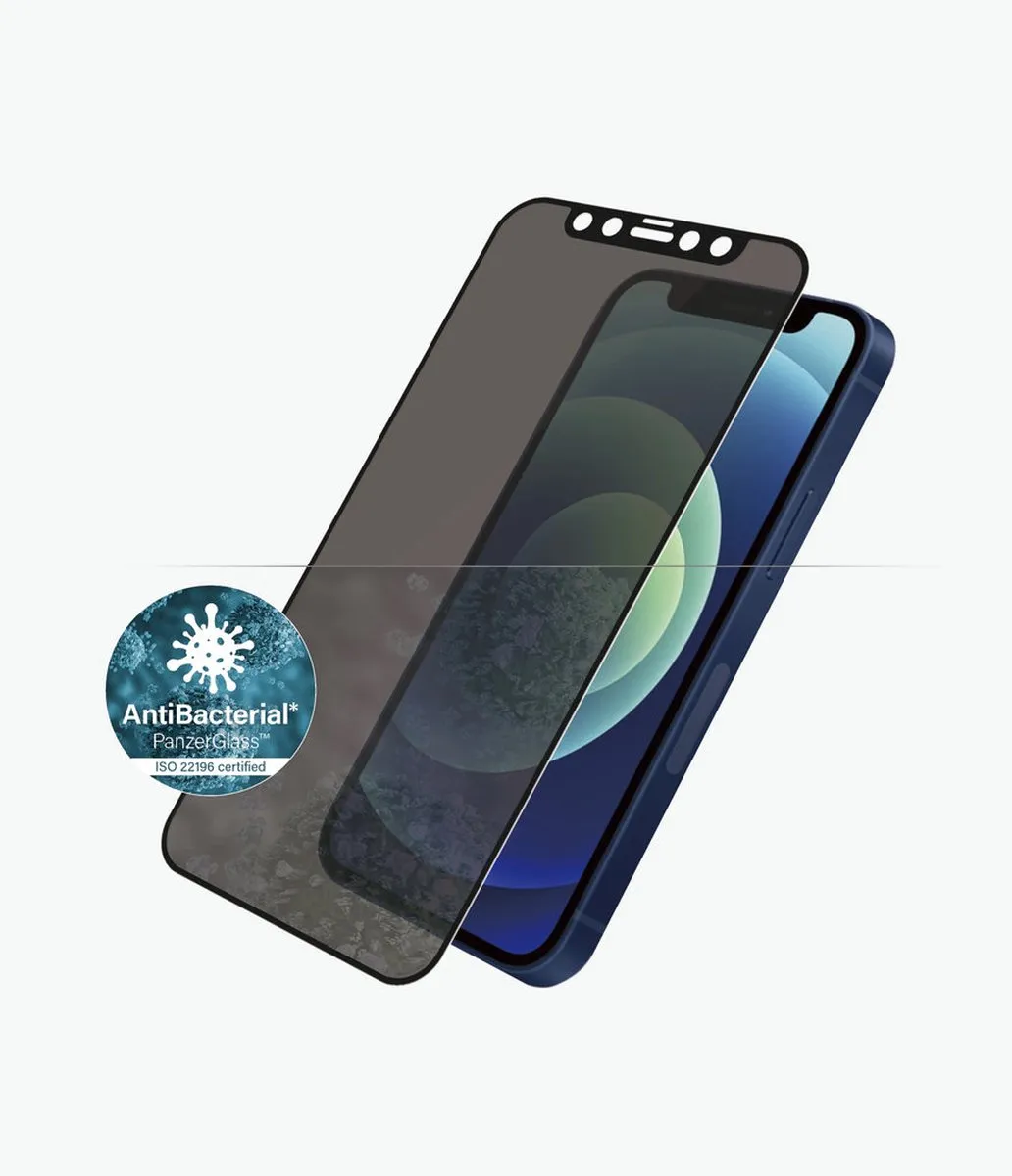 PanzerGlass PZ-P2710 Screenprotector iPhone 12 Mini - Zwart