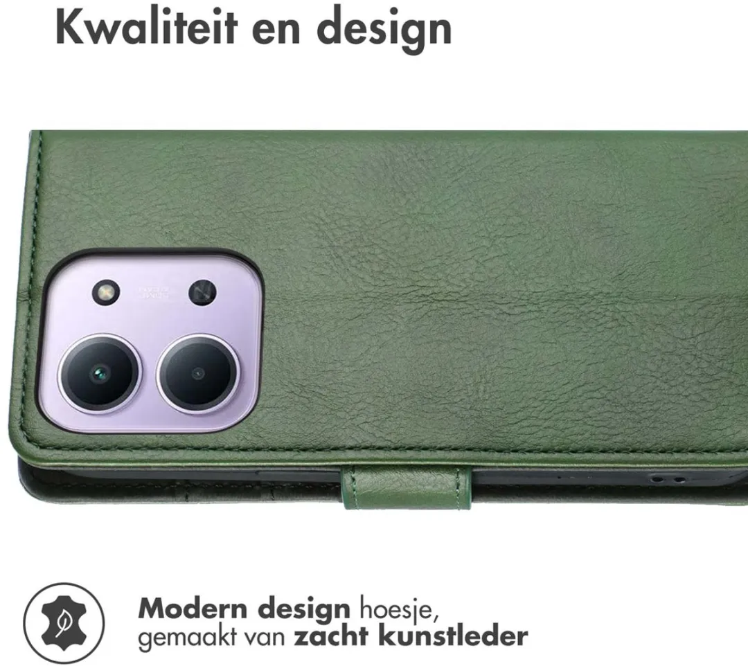 Imoshion Hoesje Xiaomi Redmi 15C - Groen - 3 Pasjes