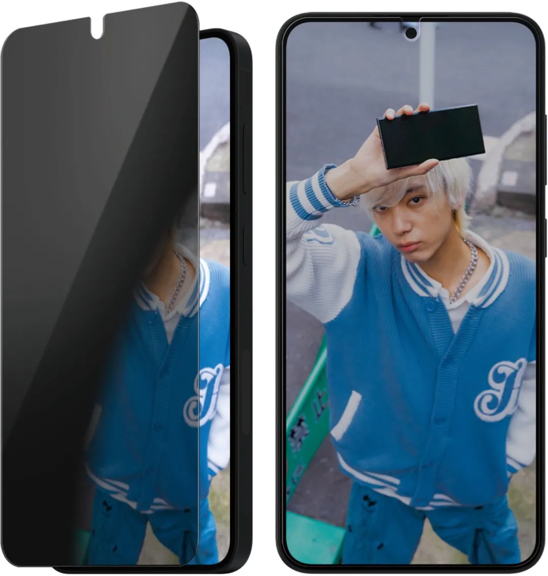 PanzerGlass Ultra-Wide Fit Privacy Screenprotector S25 Plus - Zwart