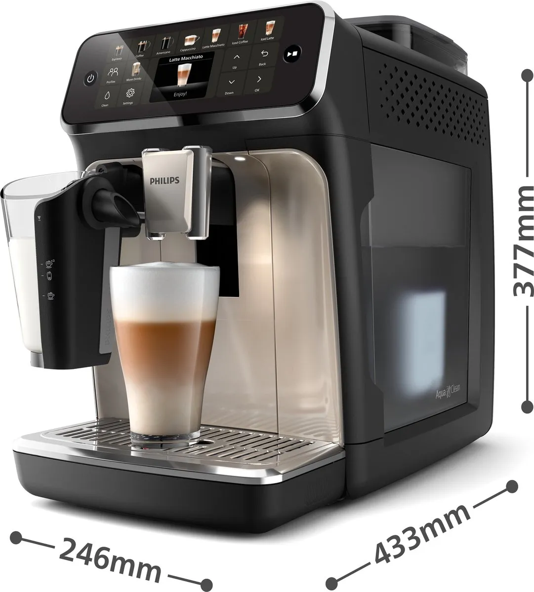 Philips LatteGo EP5547/90 Volautomatische Espressomachine - Zwart