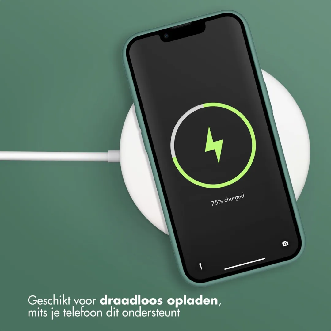 Accezz Hoesje iPhone 13/14 Donkergroen