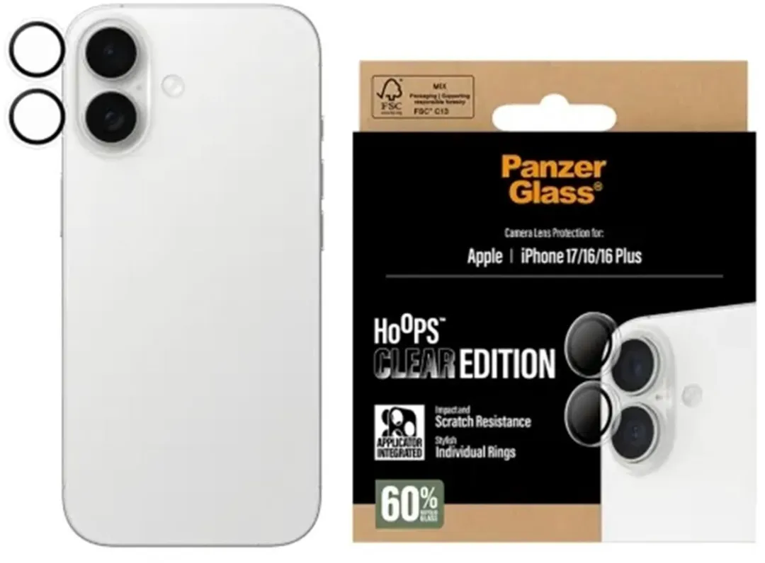 PanzerGlass PG55024 iPhone 17 Camera Lens Protector - Case Friendly