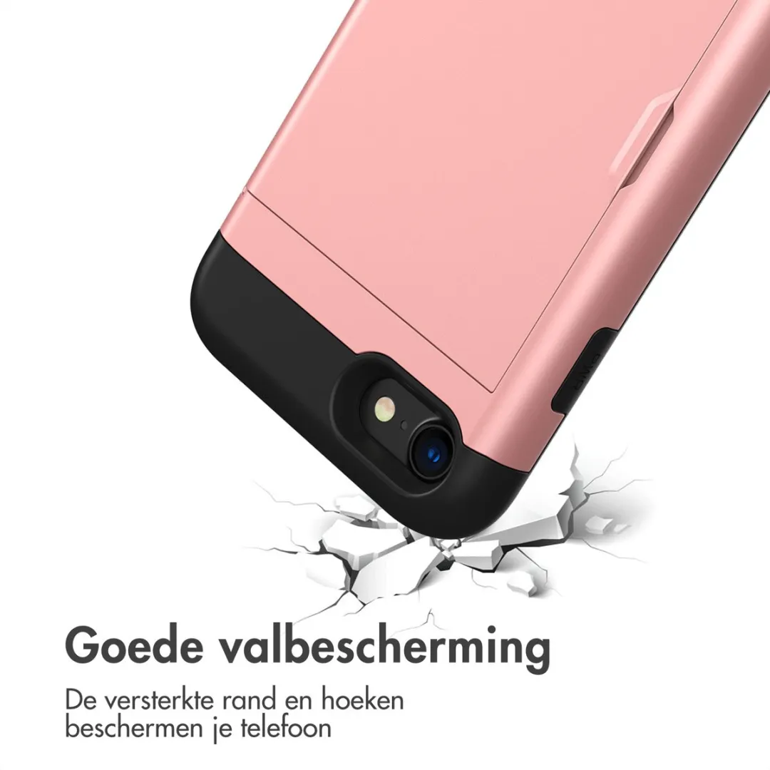 imoshion Hoesje Rosé Goud - voor iPhone SE/8/7 - 2 Pasjes
