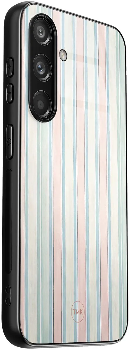 Casevibes Hoesje Samsung Galaxy S24 Pastel Strepen - Multi - afbeelding 2 van 3