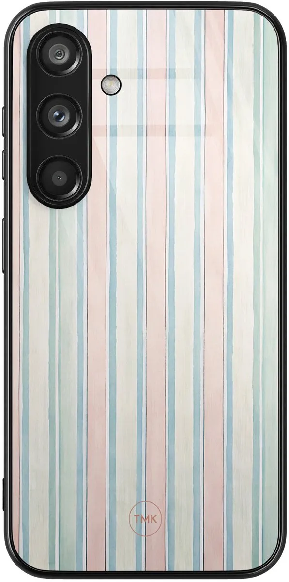 Casevibes Hoesje Samsung Galaxy S24 Pastel Strepen