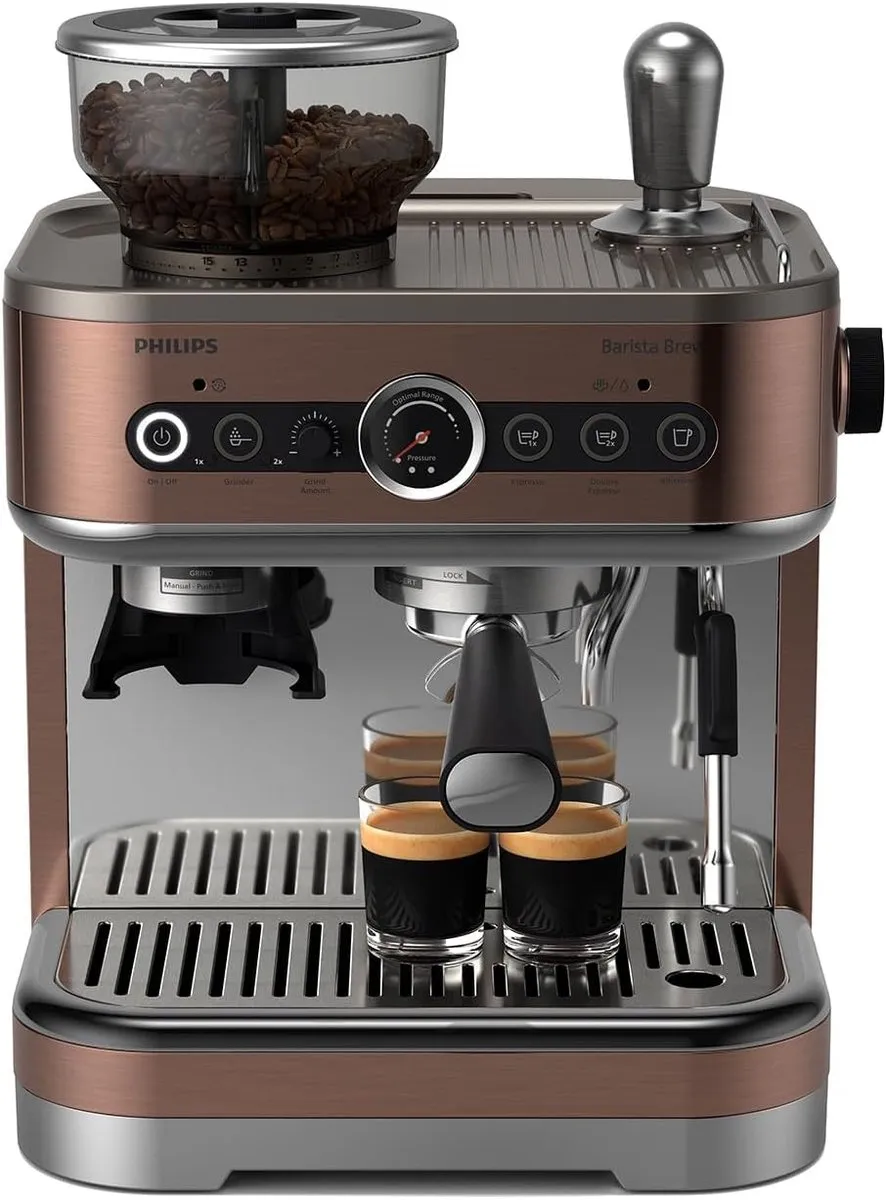 Philips Barista Brew PSA3228/41 Espressomachine - Brons