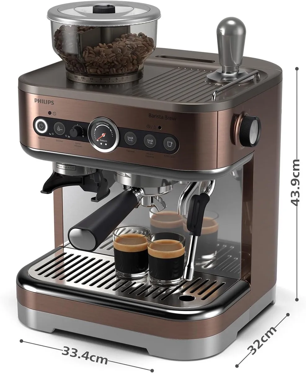 Philips Barista Brew PSA3228/41 Espressomachine - Brons