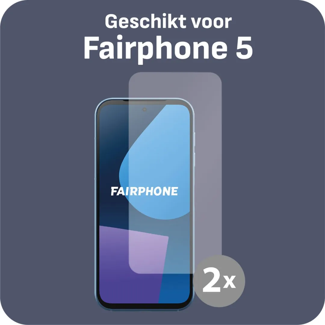 Just in Case Cazy Screenprotector Fairphone 5 - 2 Stuks
