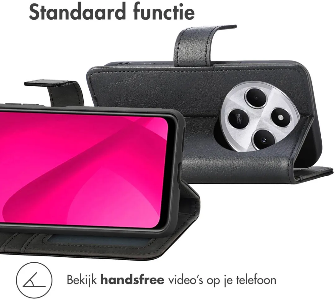 Imoshion Hoesje Xiaomi Redmi 14C - 3 Pasjes - Zwart