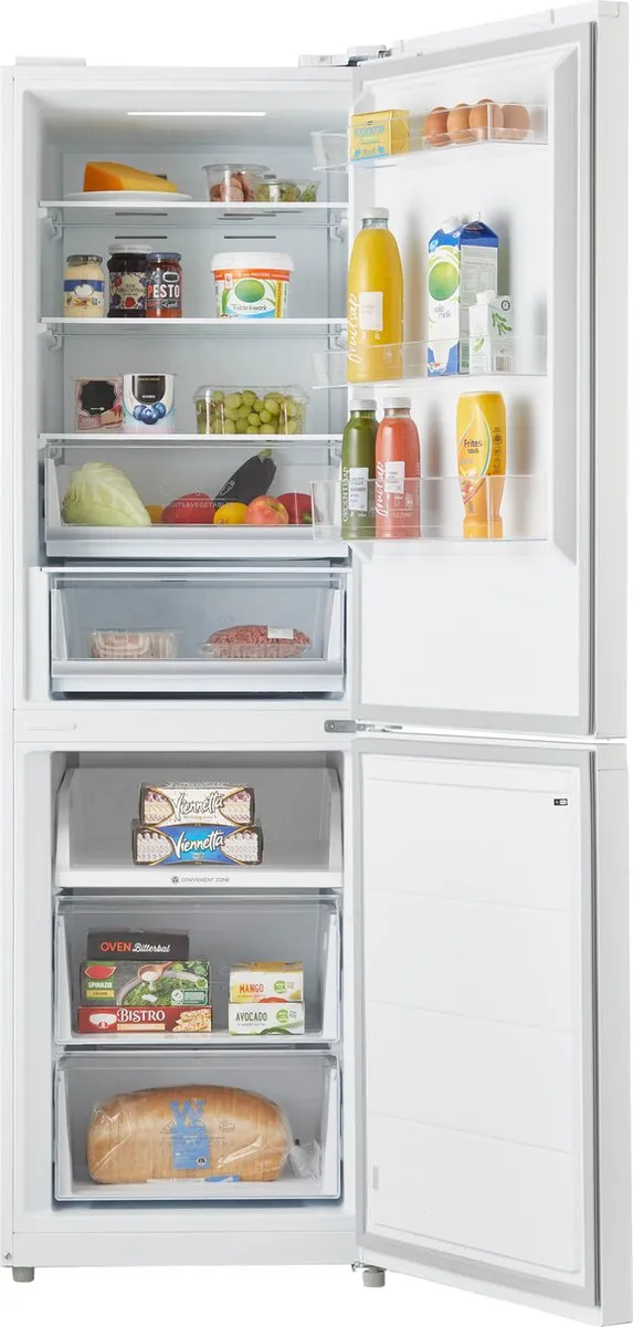 Inventum KV1850W Koel-vriescombinatie 338L - Wit