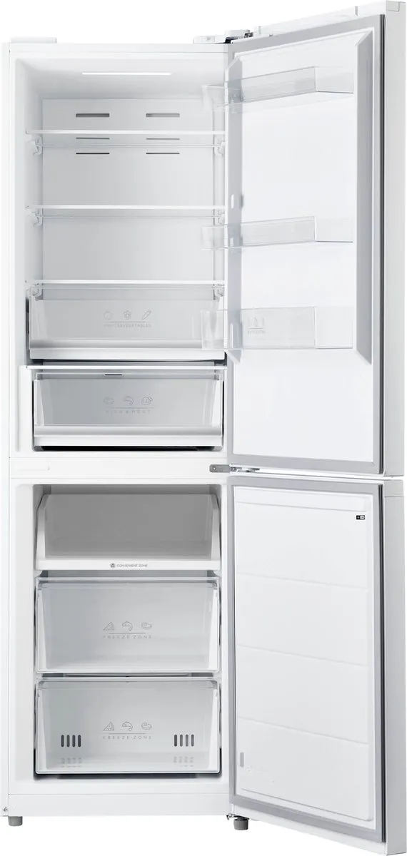 Inventum KV1850W Koel-vriescombinatie 338L - Wit