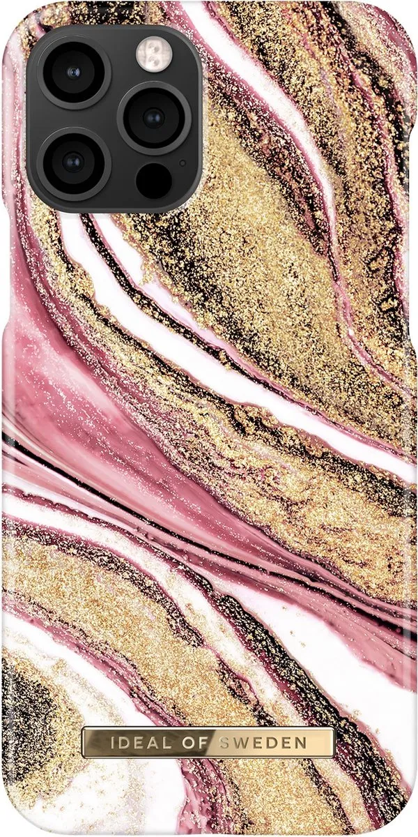 iDeal of Sweden iPhone 12/12 Pro Hoesje Cosmic Pink Swirl