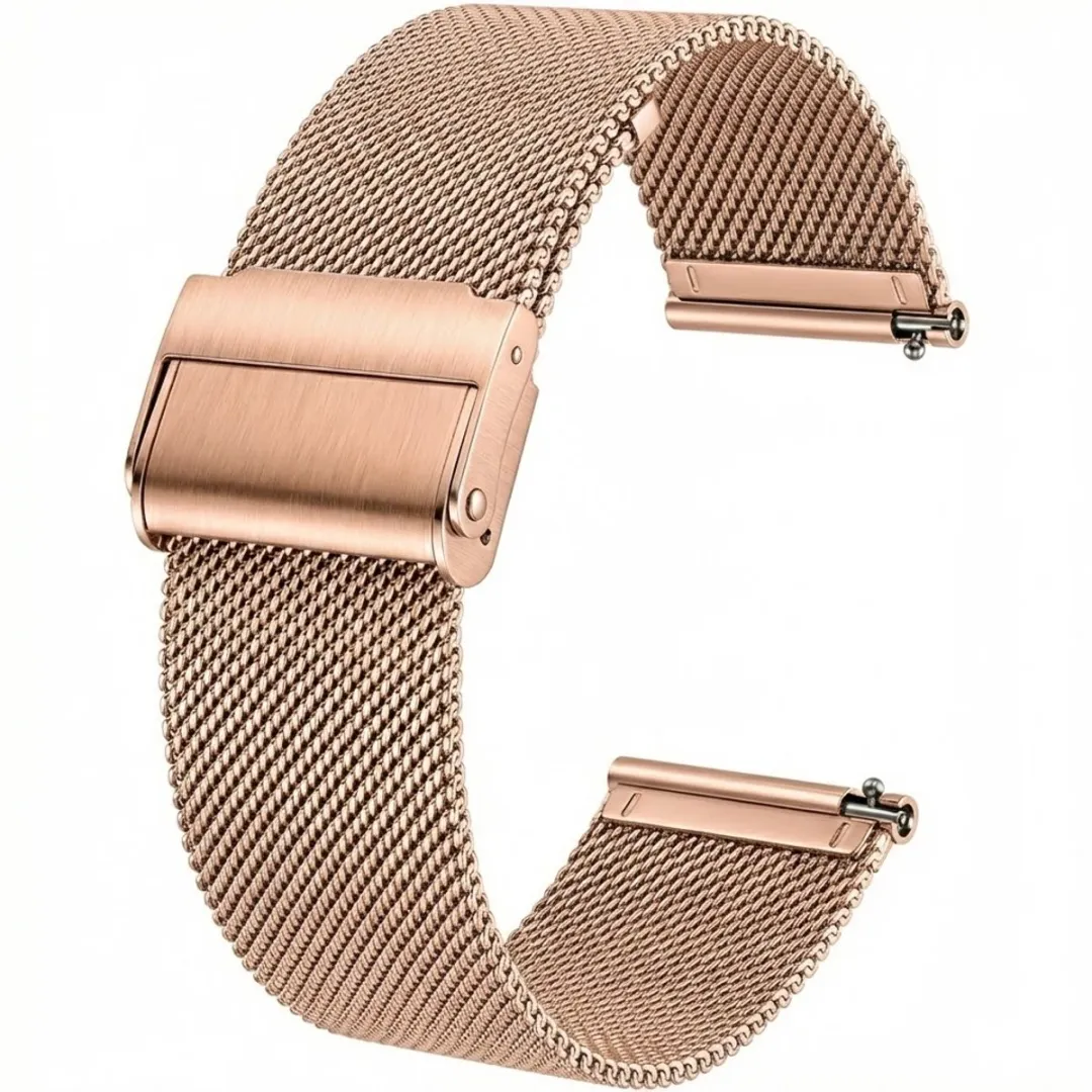 NUVEX Roségoudkleurig Horloge Band 22mm