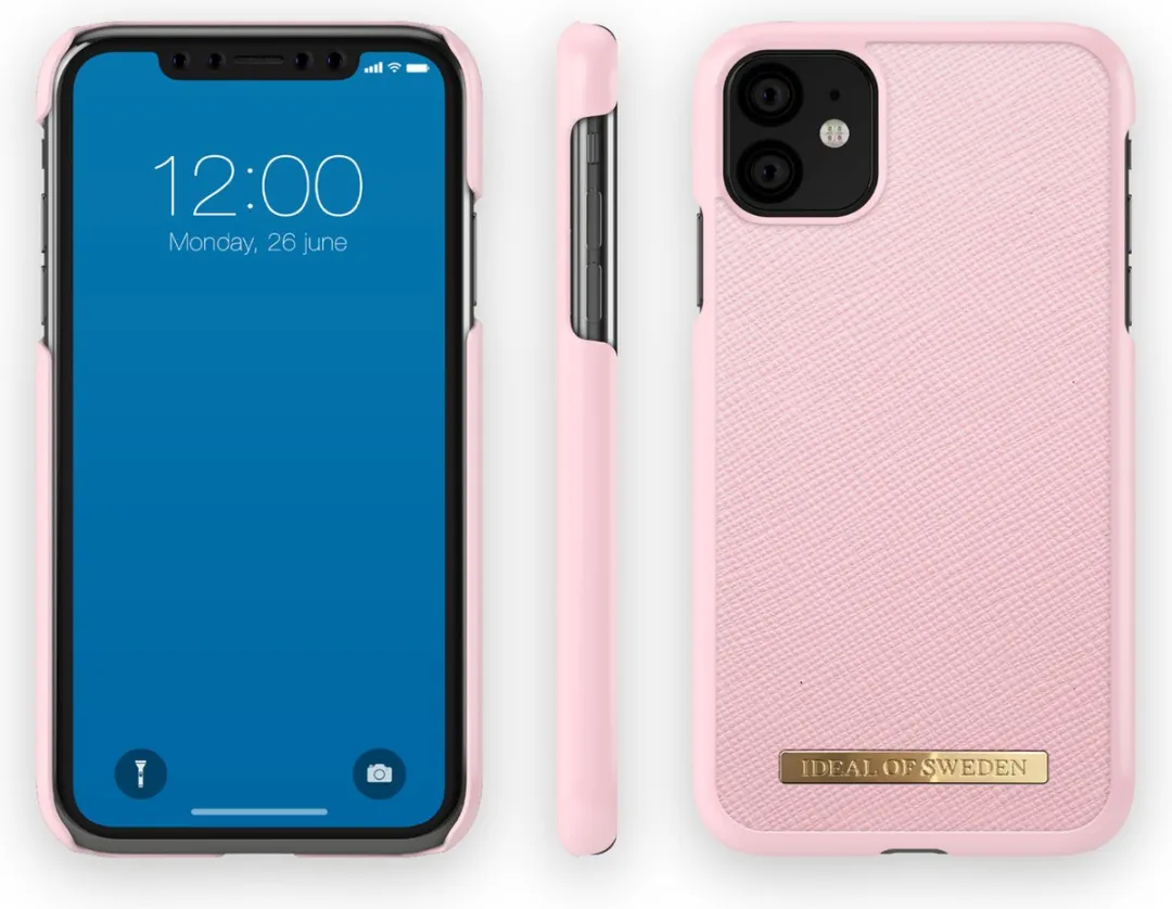 iDeal of Sweden Fashion Case Saffiano iPhone 11/XR - Roze - afbeelding 4 van 6