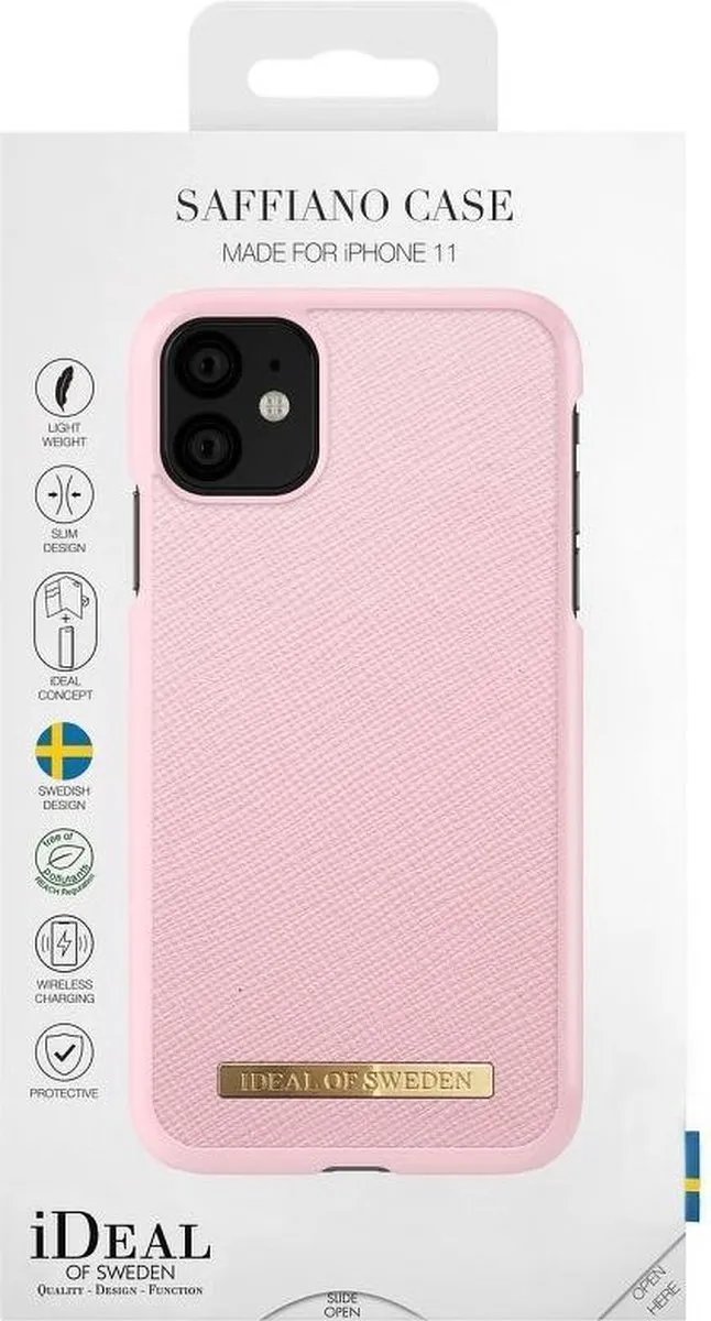 iDeal of Sweden Fashion Case Saffiano iPhone 11/XR - Roze - afbeelding 3 van 6