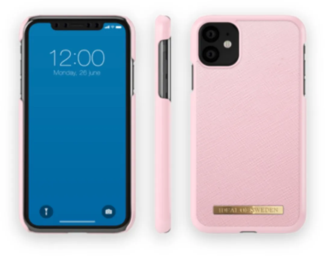 iDeal of Sweden Fashion Case Saffiano iPhone 11/XR - Roze - afbeelding 5 van 6