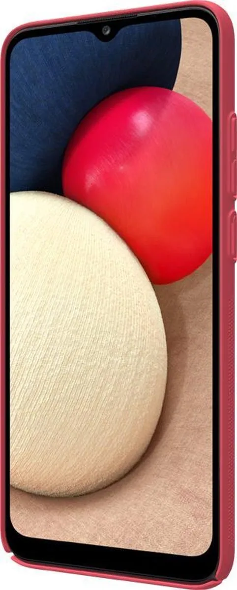 Nillkin Frosted Shield Hoesje Samsung Galaxy A02S - Rood - afbeelding 4 van 5