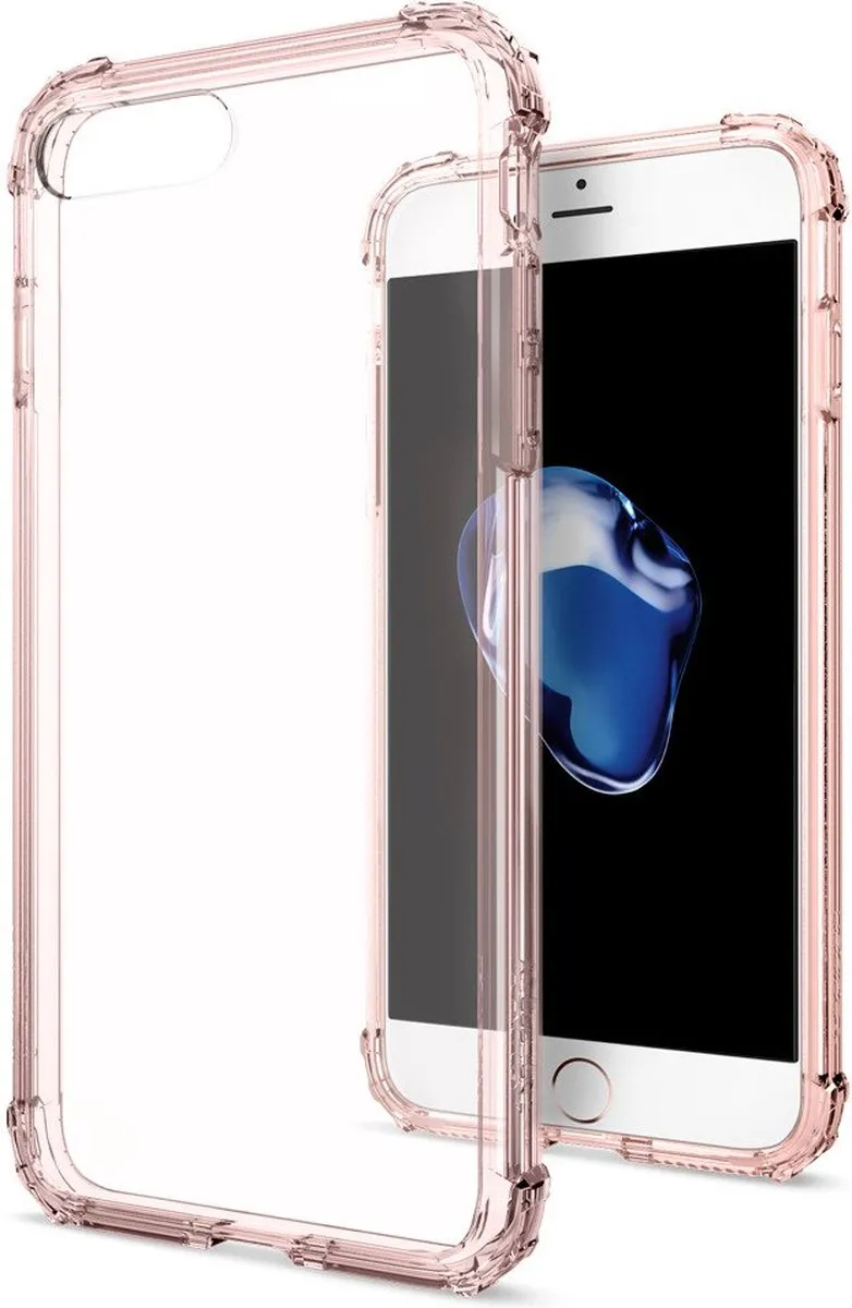 Spigen Crystal Shell iPhone 7 Plus/8 Plus Hoesje - Roze - 043CS20501