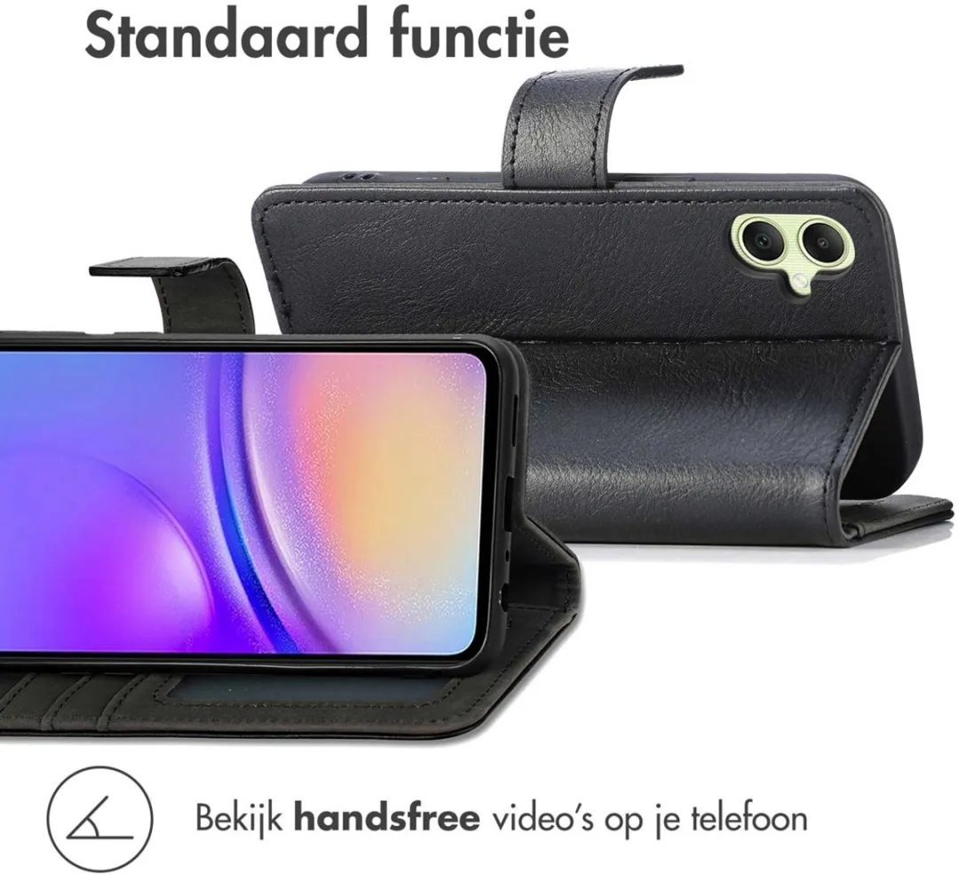 Imoshion Hoesje Samsung Galaxy A05s - 3 Pasjes Zwart