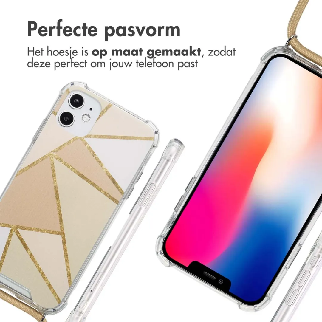 Imoshion iPhone 11 Hoesje Beige Graphic - SH00083702