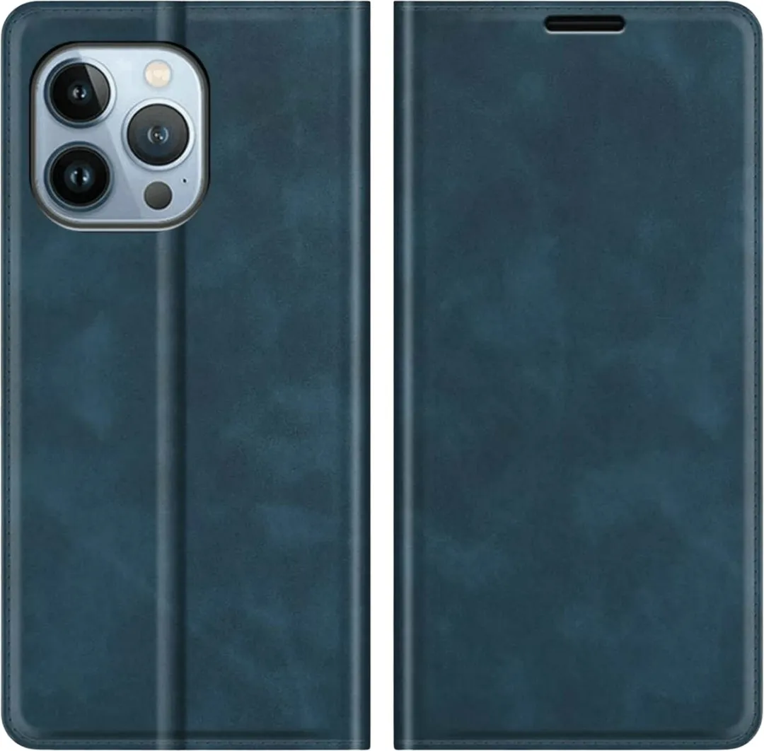 Just in Case Cazy iPhone 14 Pro Max Hoesje - Blauw - 4 Pasjes - afbeelding 6 van 6