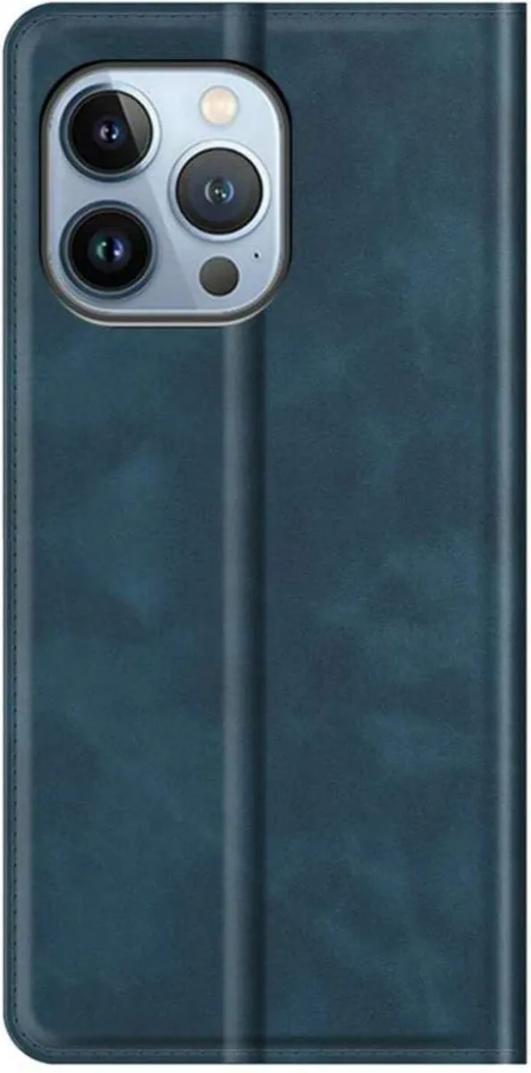 Just in Case Cazy iPhone 14 Pro Max Hoesje - Blauw - 4 Pasjes