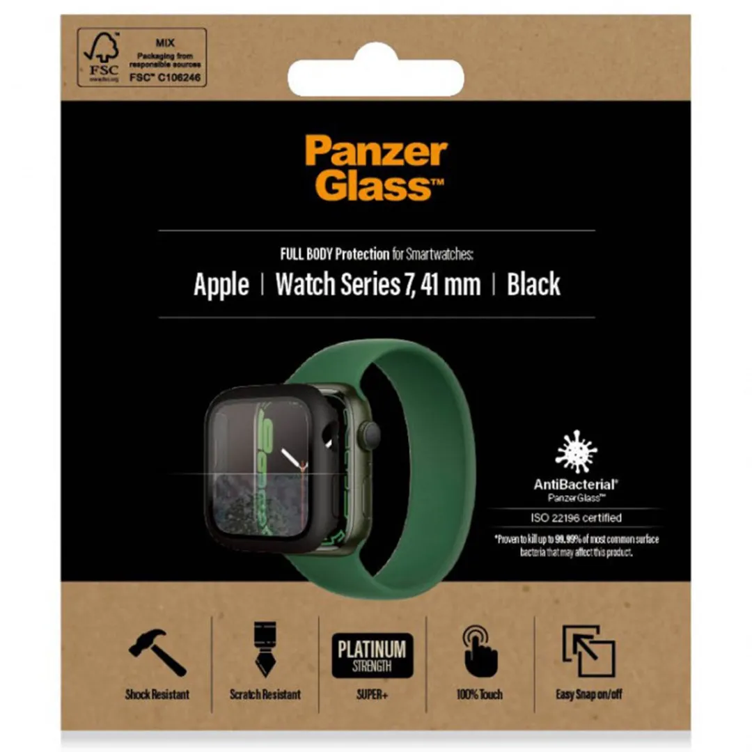 PanzerGlass PZ-3689 Full Body Protector Apple Watch 41mm - Zwart