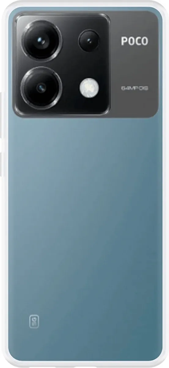 Just in Case Cazy Xiaomi Poco X6 Siliconen Hoesje - Transparant