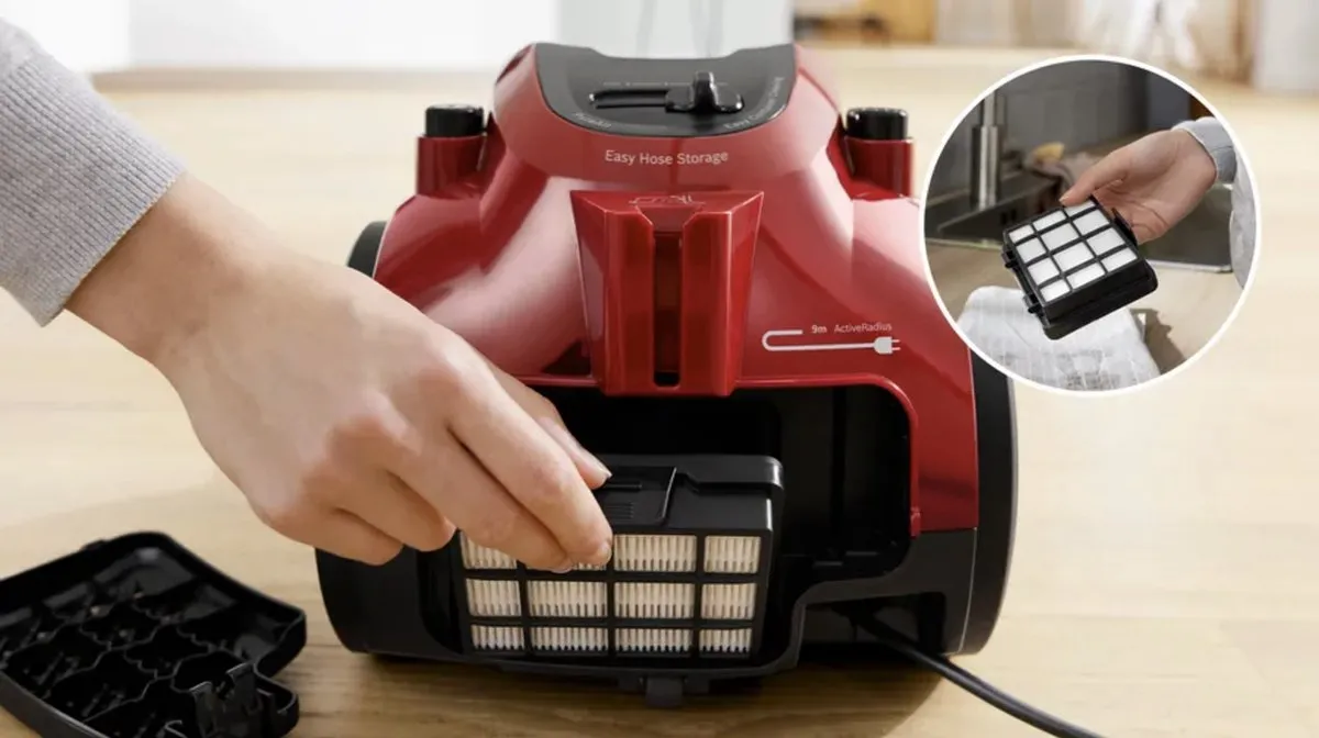 Bosch BGC05AAA2 Serie 2 Stofzuiger zonder zak - Rood - afbeelding 6 van 6