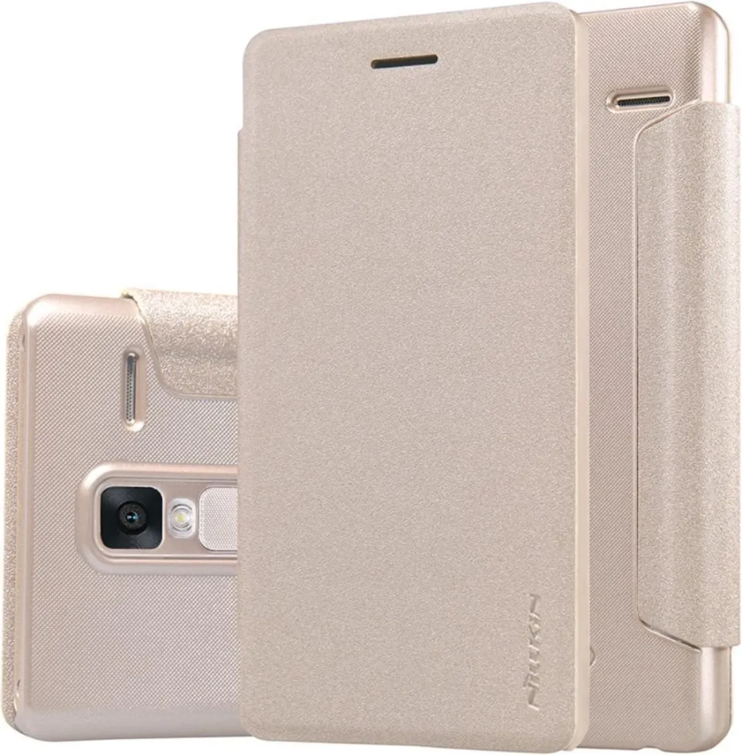 Nillkin Leather Case Sparkle Series Goud - LG Zero - afbeelding 6 van 6