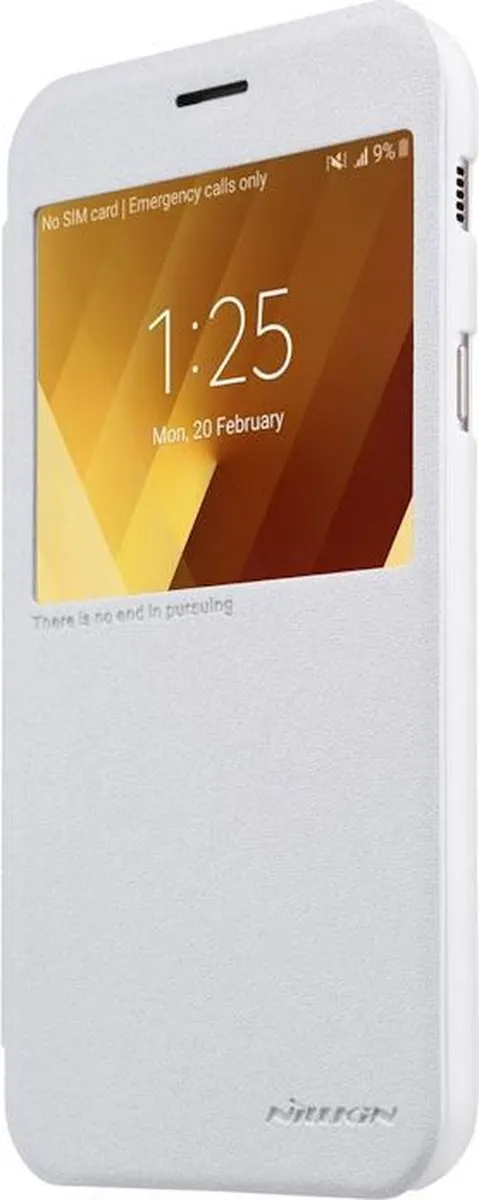 Nillkin Sparkle S-View Book Case Samsung Galaxy A3 (2017) - Wit - afbeelding 4 van 6