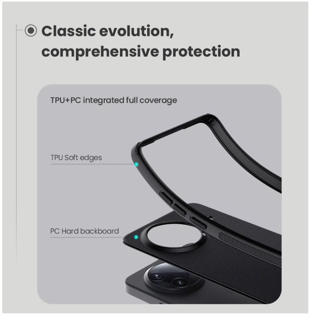 Nillkin Super Frosted Shield Hoesje Xiaomi Poco F7 Pro - Blauw