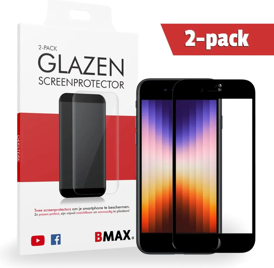 BMAX iPhone SE 2022 Screenprotector Glas