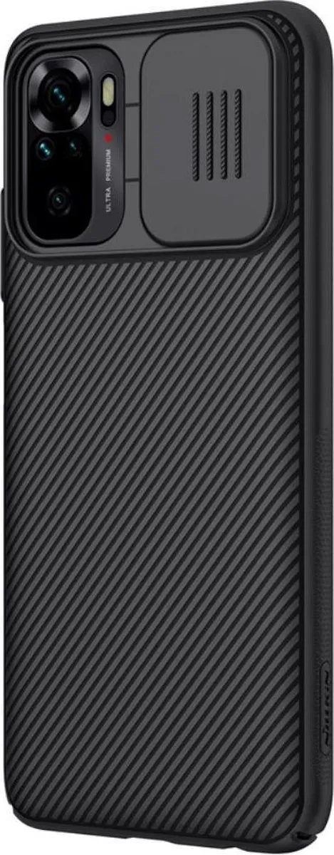 Nillkin CamShield Hoesje Xiaomi Redmi Note 10/10S - Zwart - afbeelding 5 van 6