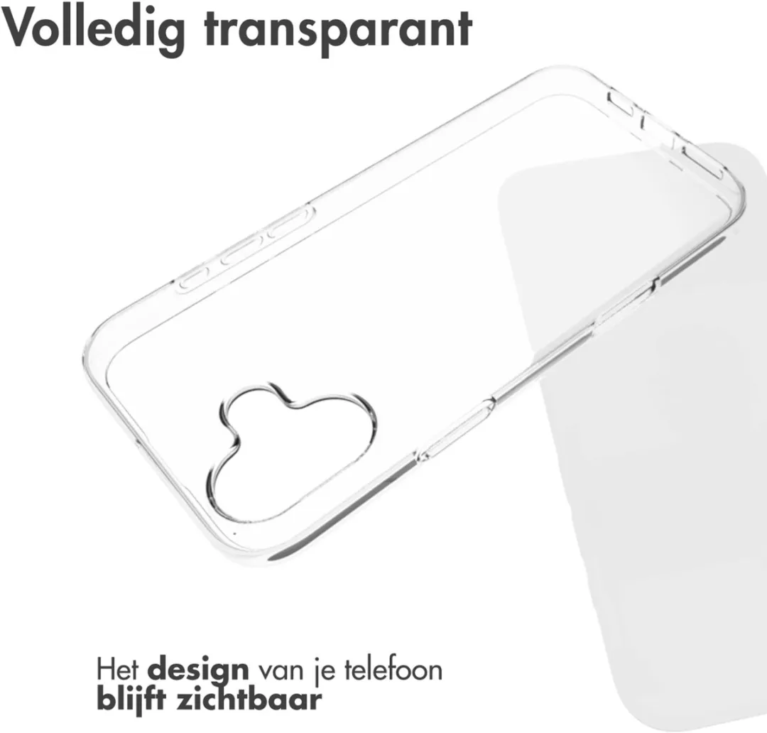 Accezz Hoesje iPhone 16 Plus Transparant