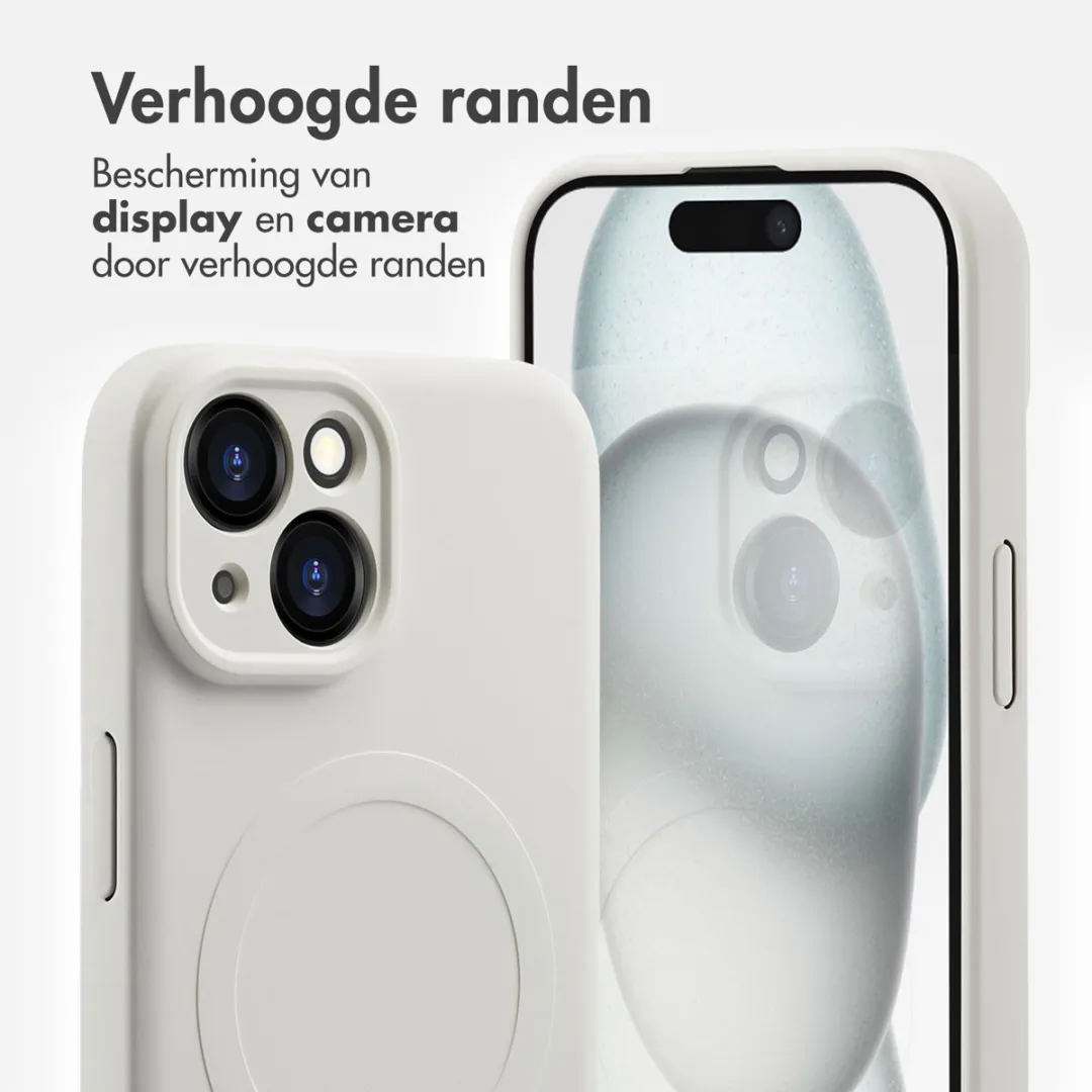 Imoshion Hoesje iPhone 15 - Beige - MagSafe