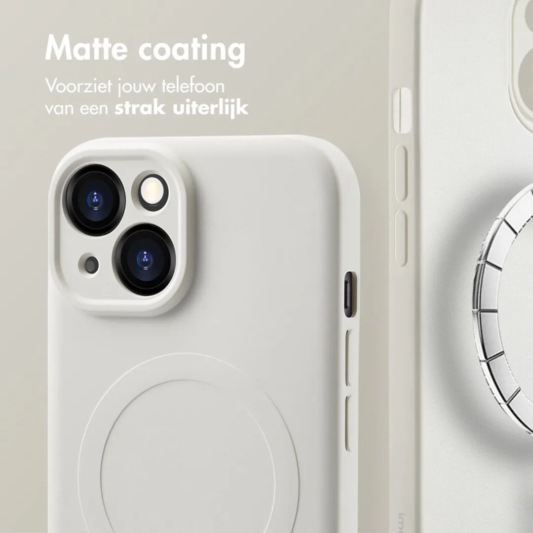 Imoshion Hoesje iPhone 15 - Beige - MagSafe