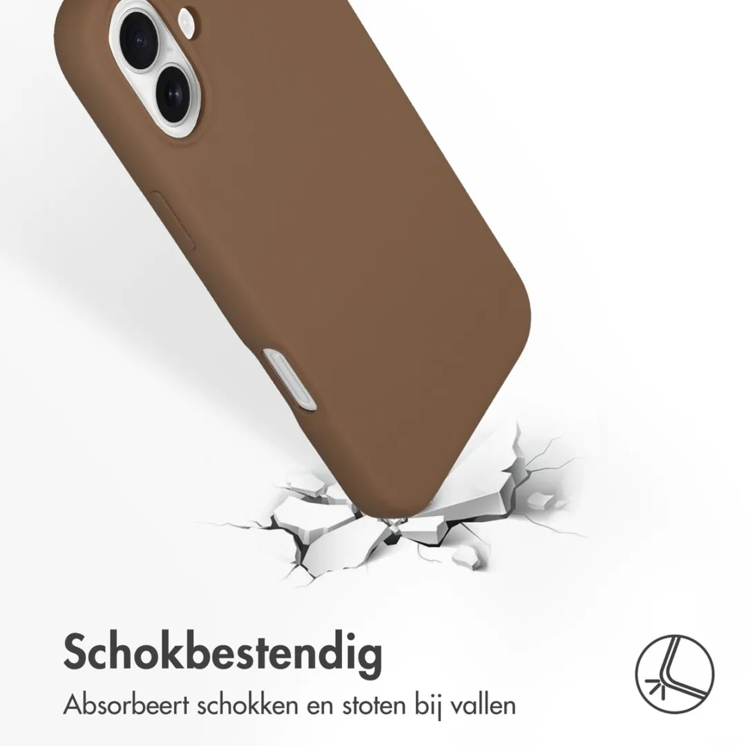 Accezz iPhone 16 MagSafe Hoesje Lichtbruin