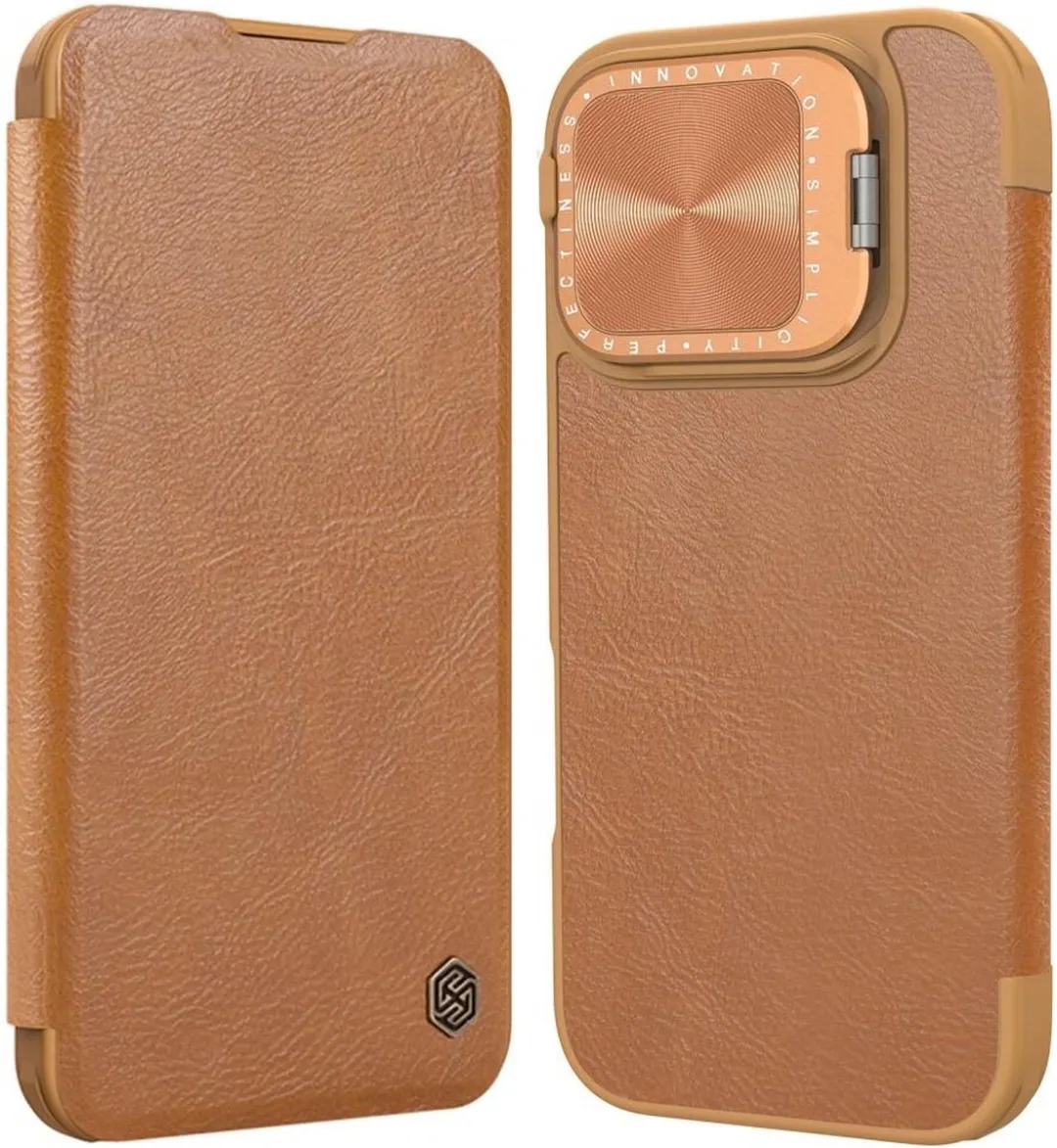 Nillkin Qin Prop Leather Case iPhone 16 Pro Max