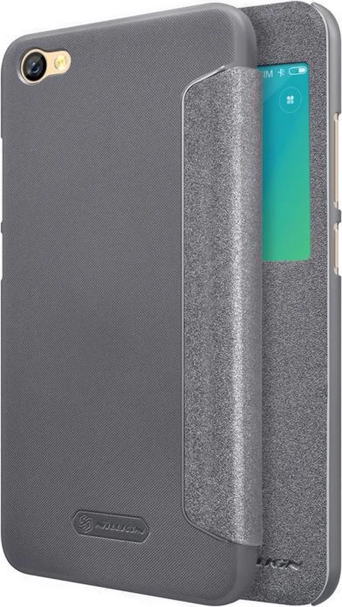 Nillkin Sparkle S-View Book Case Xiaomi Redmi Note 5A - Zwart - afbeelding 3 van 5