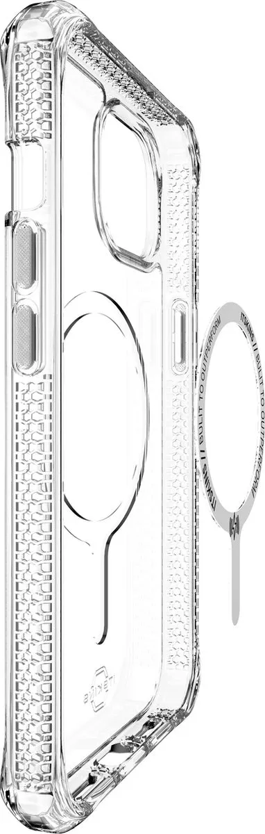 Itskins Level 2 HybridMagClear iPhone 13 MagSafe Hoesje - Transparant - afbeelding 6 van 6