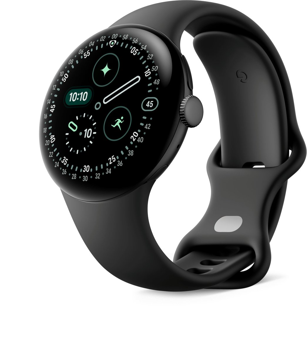 Google Pixel Watch 4 -Smartwatch - 41mm - WiFi - Black/Obsobsidian