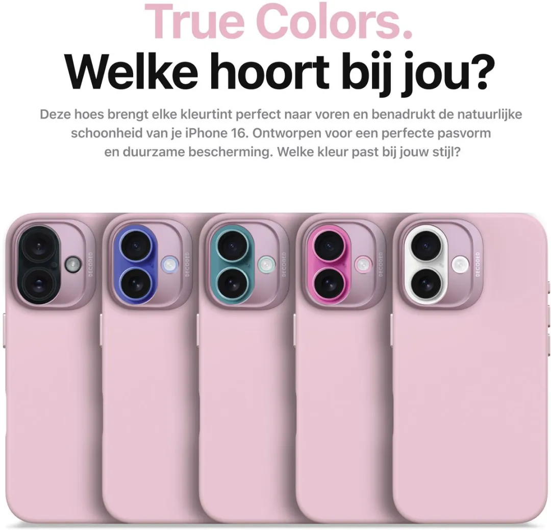 Decoded DEC-IP16-SIL-LIL Siliconen Hoesje iPhone 16 - Lilac Paars - afbeelding 6 van 6