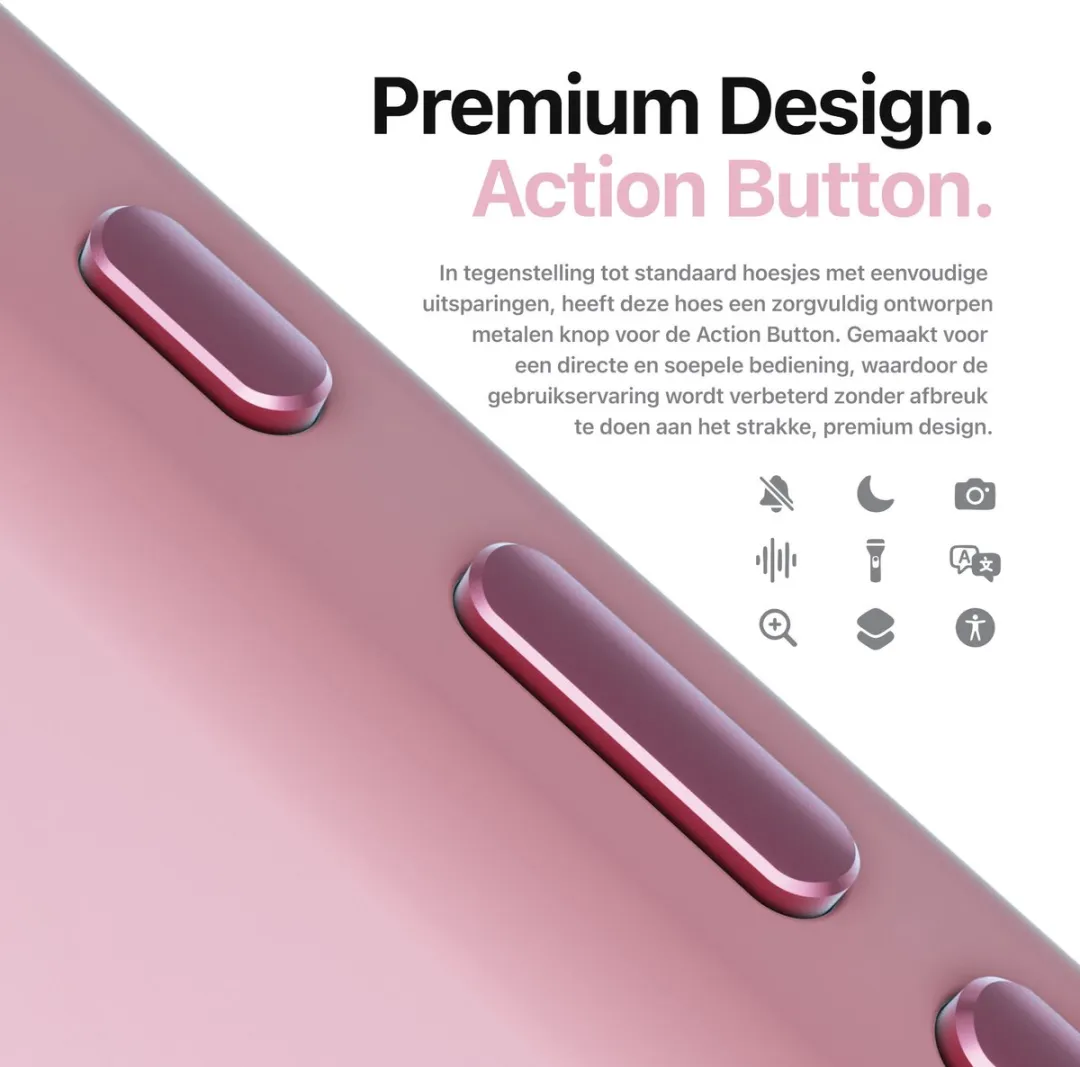Decoded DEC-IP16-SIL-LIL Siliconen Hoesje iPhone 16 - Lilac Paars