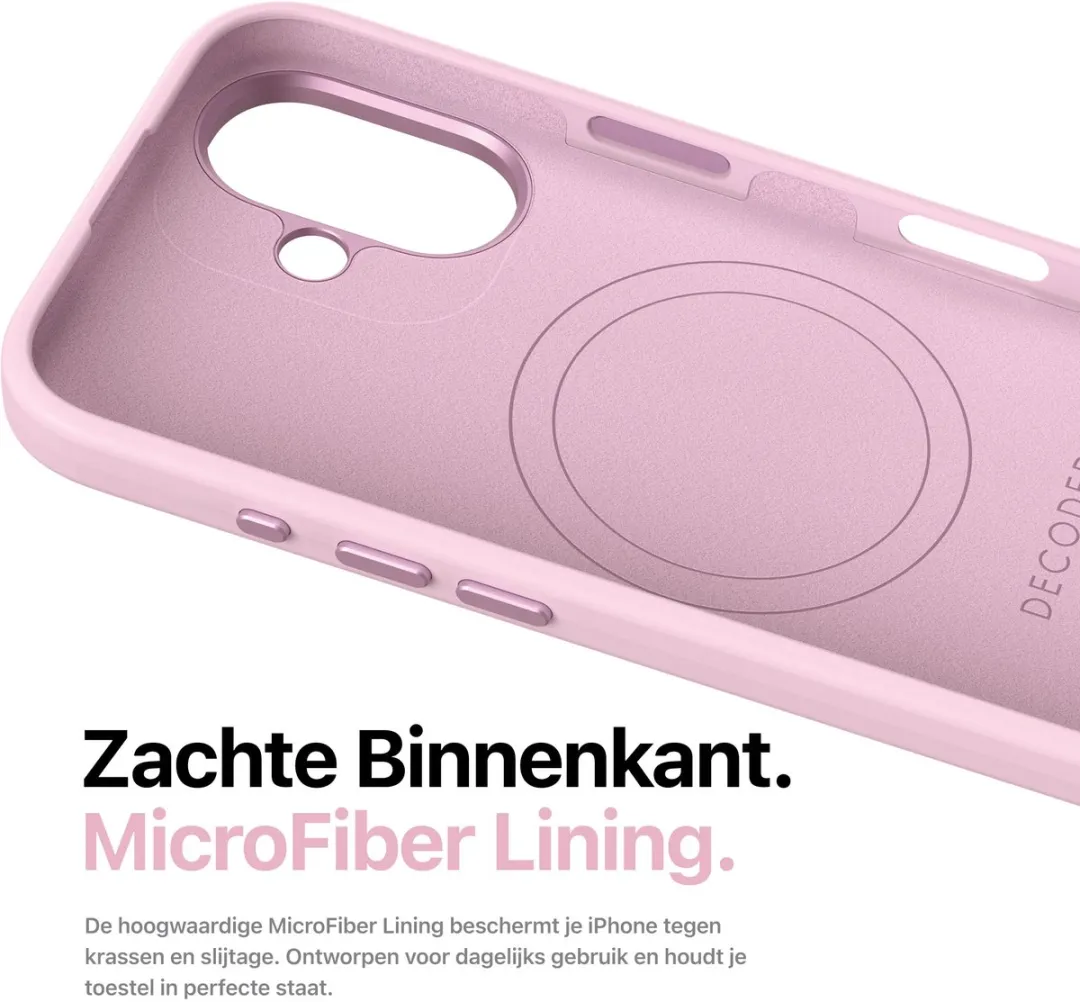 Decoded DEC-IP16-SIL-LIL Siliconen Hoesje iPhone 16 - Lilac Paars