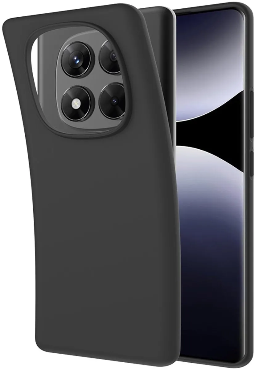 Just in Case Cazy Hoesje Xiaomi Redmi Note 14 Pro - Zwart