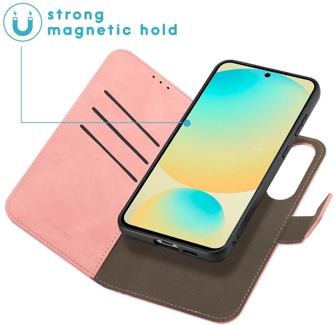 Imoshion Hoesje Samsung Galaxy S24 FE - Roze - 3 Pasjes - afbeelding 2 van 6
