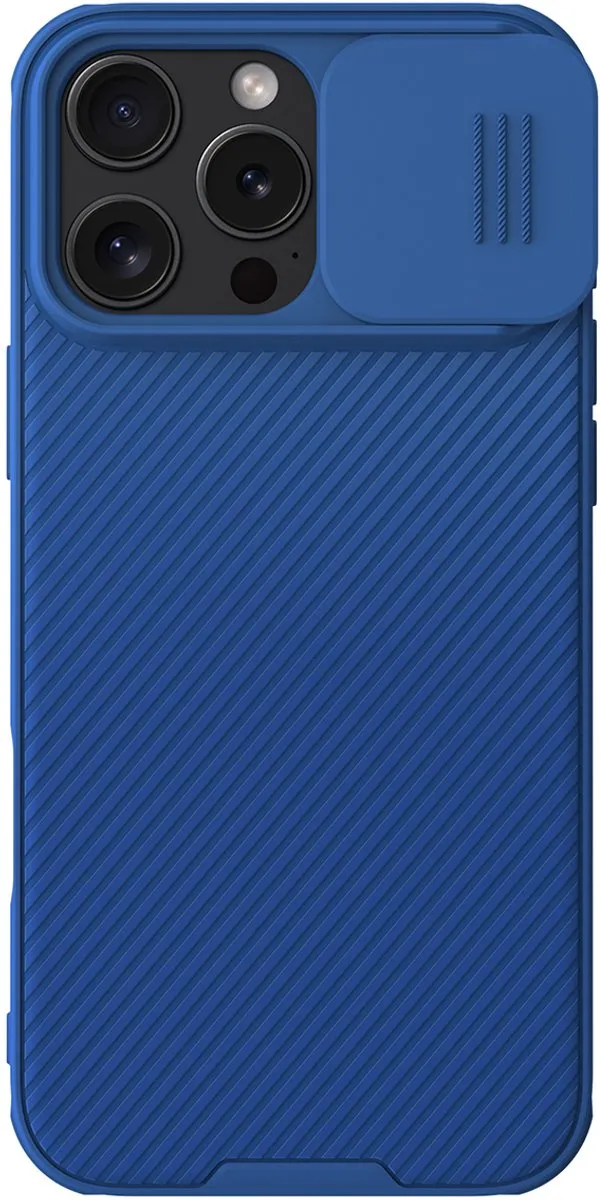 Nillkin CamShield Magnetisch Hoesje iPhone 16 Pro Max - Blauw