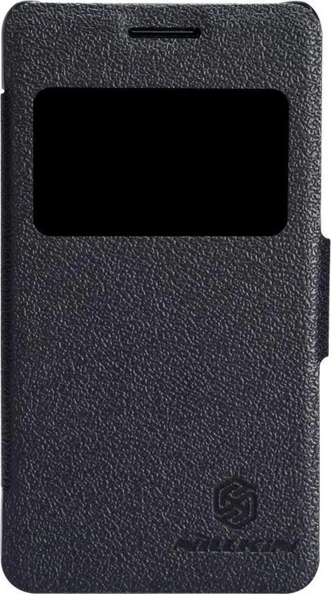 Nillkin Leather Case Fresh Series Sony Xperia E1 - Zwart - afbeelding 4 van 4