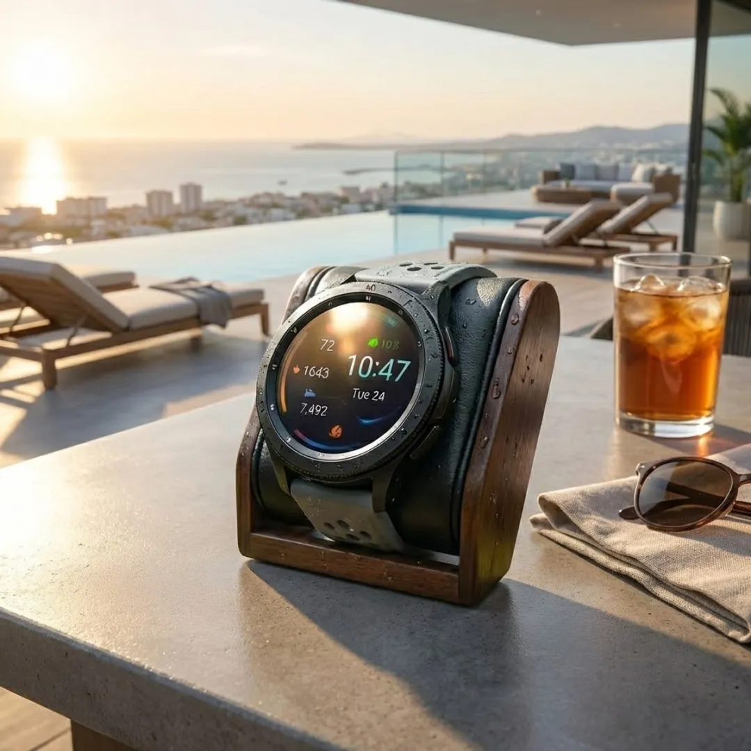 NUVEX Spacegrijs Horlogebandje 20mm - Samsung Galaxy Watch